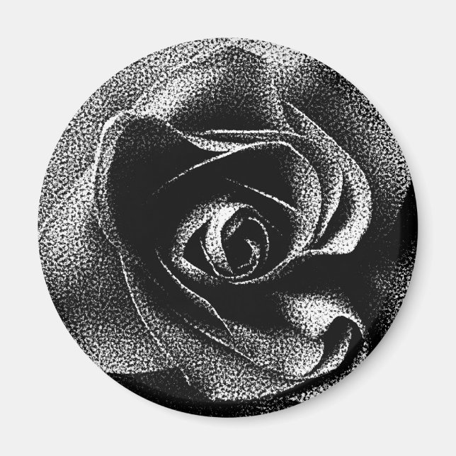 BLACK ROSE MAGNET (Vorne)
