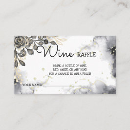 Black Rose Raffle Ticket Brautparty