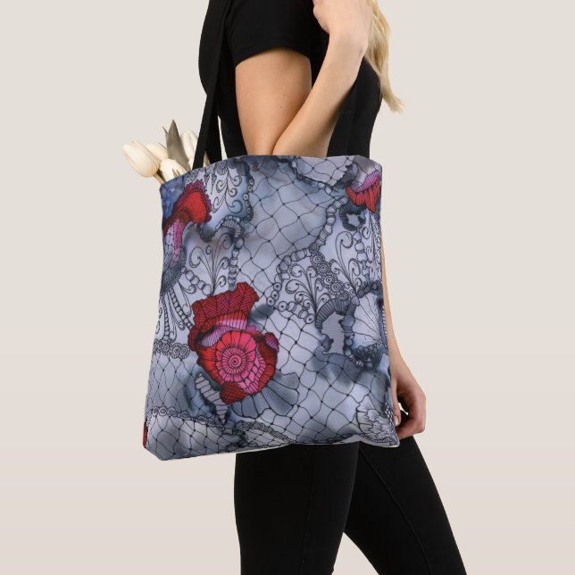 Black Rose Tote Bag Tasche (Von Nahem)