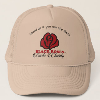 Black Roses Darts Charity Cap Truckerkappe