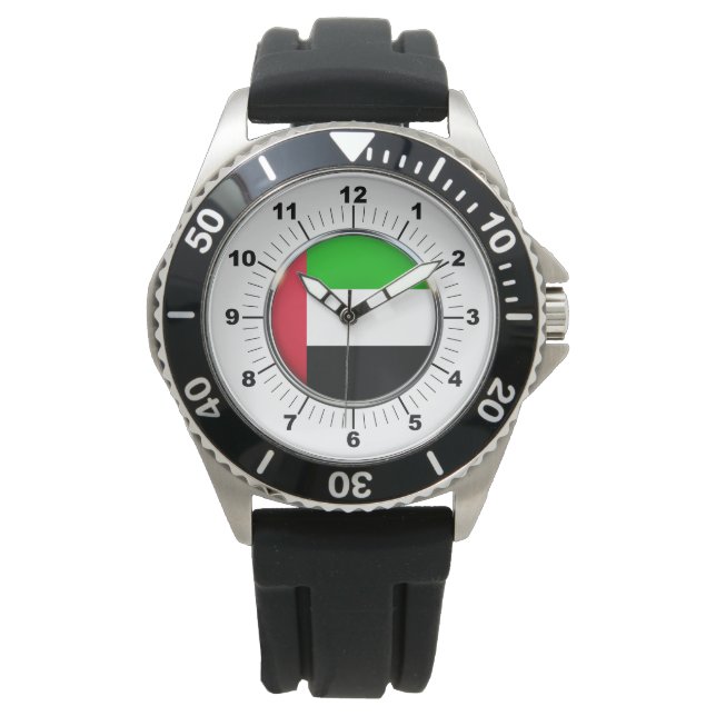 Black Rubber Watch in den Männerwelten Armbanduhr (Vorderseite)