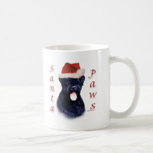 Black Russian Terrier Santa Paws Kaffeetasse