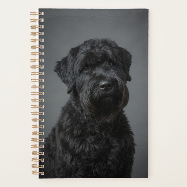 Black Russian Terrier Terminplaner Planer (Vorderseite)