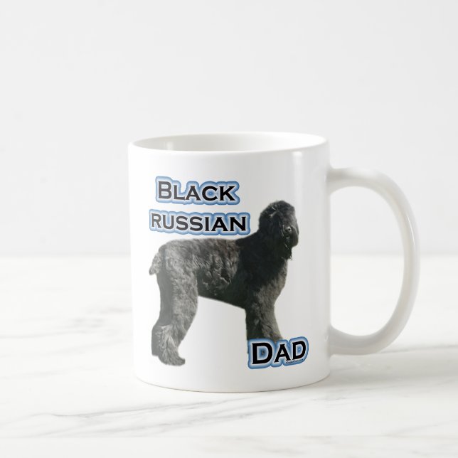Black Russian Terrier Vater 4 Kaffeetasse (Rechts)
