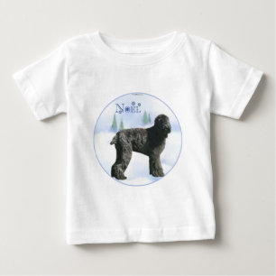 Black Russian Terrier Weihnachten Baby T-shirt