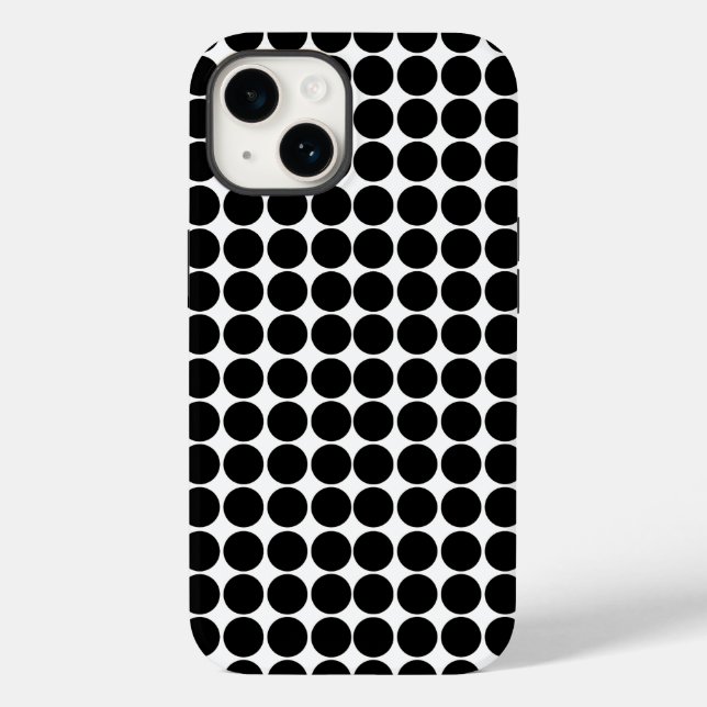 Black Safari Dot Case-Mate iPhone Hülle (Rückseite)