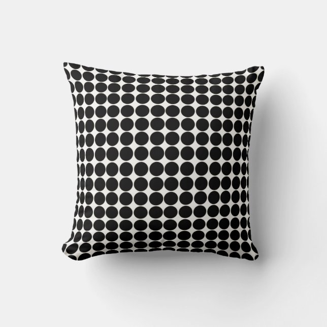 Black Safari Dot Pillow Kissen (Vorderseite)