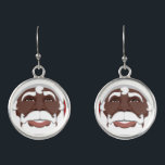 Black Santa Christmas Earring African Santa Santa Ohrringe<br><div class="desc">Weihnachts-Ohrringe Weihnachtsfeiertage Weihnachtsfeiertage Weihnachten Geschenke Personalisierte afrikanische Weihnachtskostüme Schmuck personalisierte schwarze Weihnachtsfeiertage Ohrringe Klicken Sie auf "Personalisieren",  um Text wählen Schriftart ändern Sprache und benutzerdefinierte Farben hier Schwarze Weihnachtsfeiertage Dekoration und ethnische Weihnachtsgeschenke Design von Kim Hunter. Siehe www.kimhunter.ca für viele weitere Geschenke von Künstler / Designer Kim Hunter.</div>
