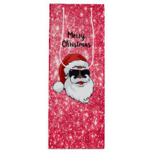 Black Santa Holiday Geschenk Bah