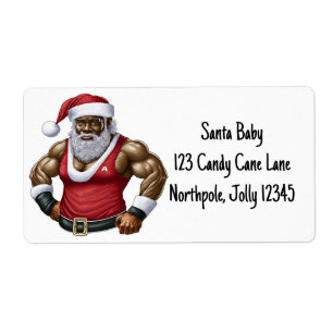 Black Santa Melanin Weihnachten Männer Frauen Kind