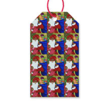 Black Santa Personalisierte Geschenketiketten - We