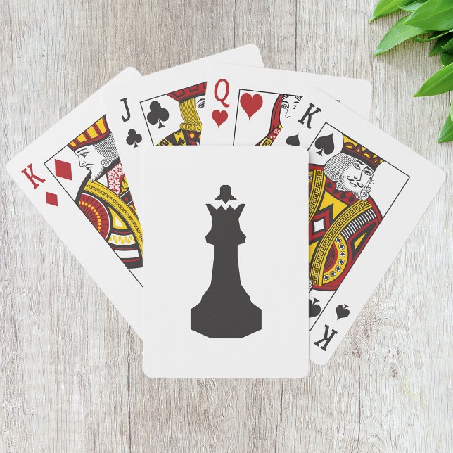 Black Schach Piece Playing Cards Spielkarten (Von Creator hochgeladen)