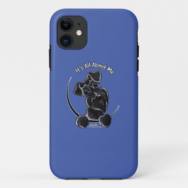 Black Schnauzer ist alles über mich Case-Mate iPhone Hülle (Rückseite)