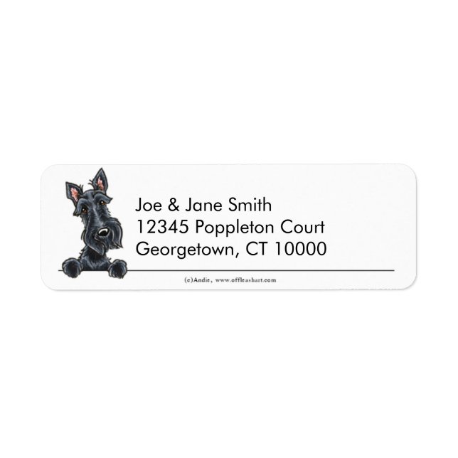 Black Scottish Terrier Clean & Simple (Vorne)