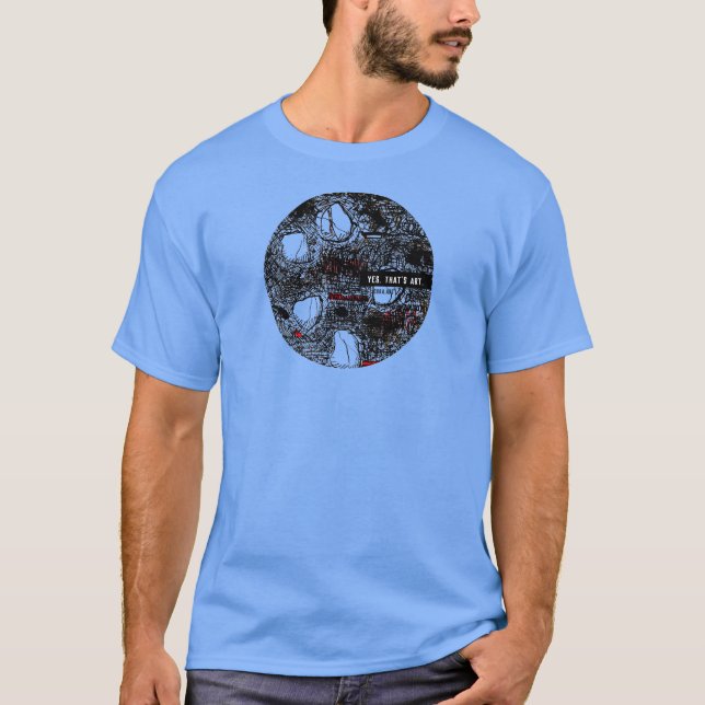 BLACK SCRIBBLE:  T-Shirt (Vorderseite)