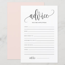 Black Script Advisor für die Hochzeitskarte von Ne