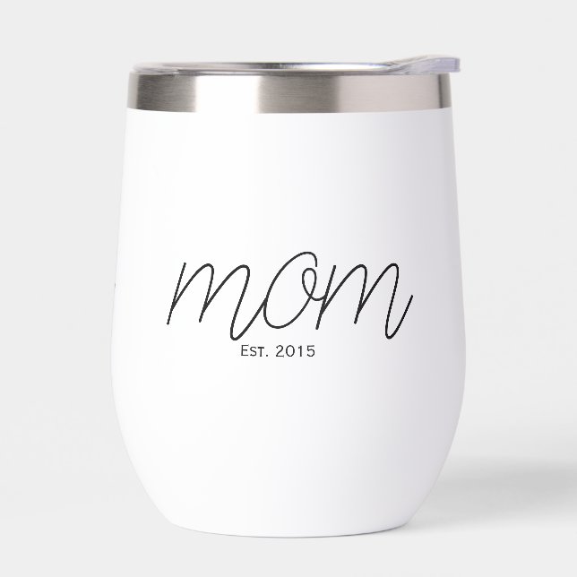 Black Script Established Mom  (Gauche)