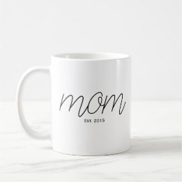 Black Script Established Mom  Kaffeetasse