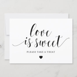 Black Script Liebe ist Sweet Bitte nehmen Sie eine