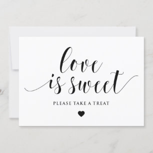 Black Script Liebe ist Sweet Bitte nehmen Sie eine