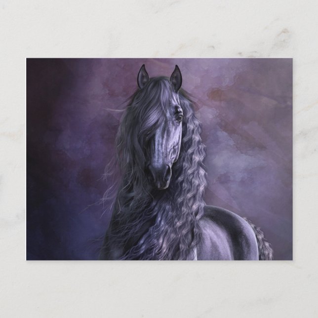 Black Shadow Postcard Postkarte (Vorderseite)