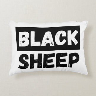 Black Sheep Bold Distressed Rebel Streetwear Art Dekokissen