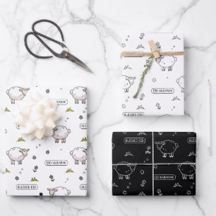 Black Sheep Eid Mubarak Kinder Geschenkpapier Set