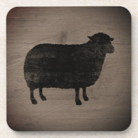 Black Sheep Silhouette Rustic