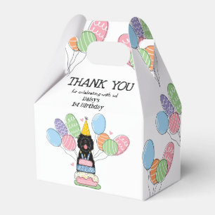 Black Sheepadoodle Birthday Danke Geschenkschachtel