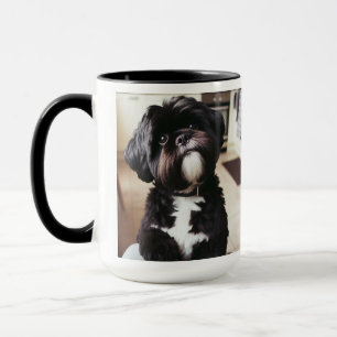 Black Shih Tzu Je Peux Expliquer Noël Mug