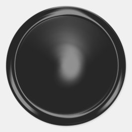 Black Shiny Umschlag Aufkleber