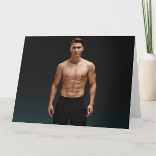 Black Shorts Hot Typ Greetings Card Karte