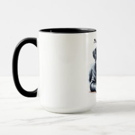 Black Siegel Bulldog Kaffee Tasse Cup