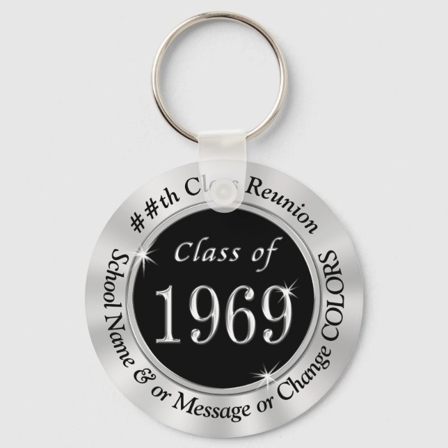 Black Silver Class of 1969 Schlüsselanhänger Gastg (Vorderseite)