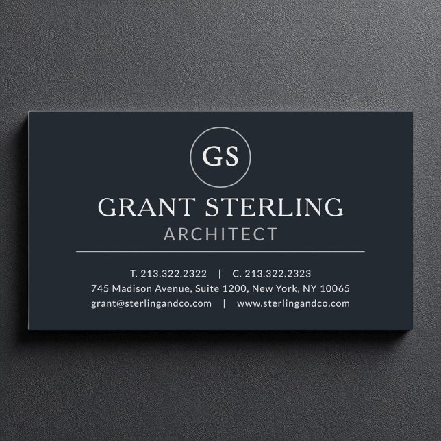 Black Silver Luxury Beruflich Modern Visitenkarte (Von Creator hochgeladen)