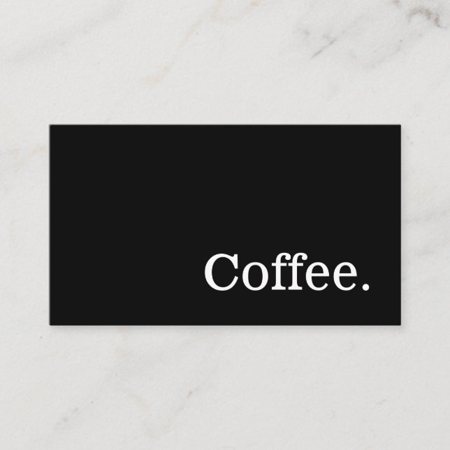 Black Simple News Word Dark Loyalty Punch Card Treuekarte (Vorderseite)