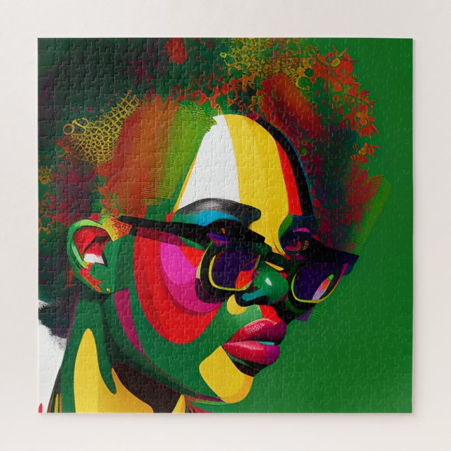 Black Sista Gal Melanin Woman Juneteste Königin (Vertikal)