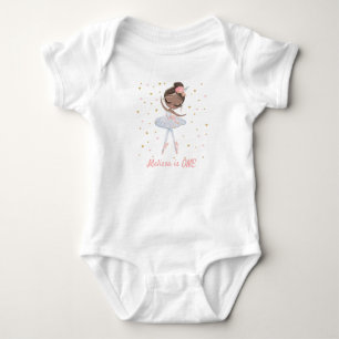 Black Skin ballerina tutu niedliches Mädchen erste Baby Strampler
