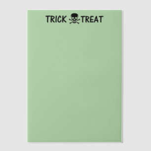 Black Skull Trick oder Treten grüne Perllumpapier
