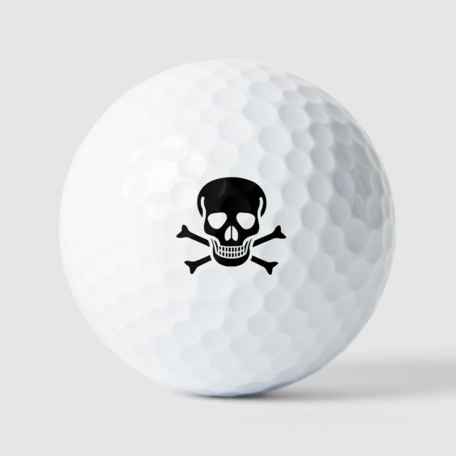 Black Skull Wert Golf Bälle 12 Pack (Vorderseite)