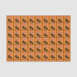 Black Skulls Frohe Halloween Balloons Seidenpapier