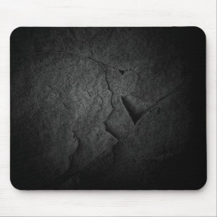 Black Slate Rock Mousepad