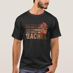 Black Smart Teacher Liebe Equality Melanin Pride A T-Shirt