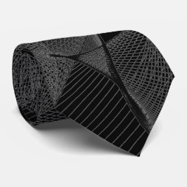 Black Smoke & Silver Lace "Spider Web" Krawatte