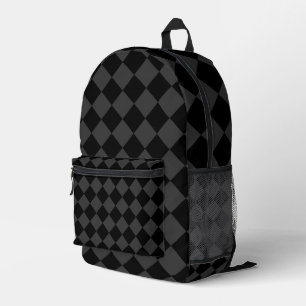 Black & Smoky Black Diamonds - elegant & zeitlos Bedruckter Rucksack