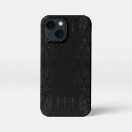Black Snake Skin Print iPhone 13 Mini Hülle