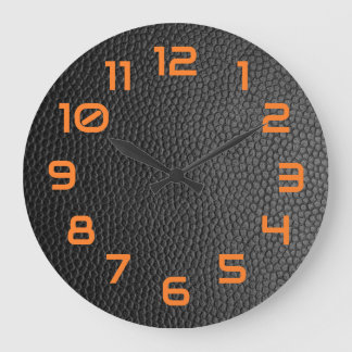 Black Snakeskin Große Wanduhr