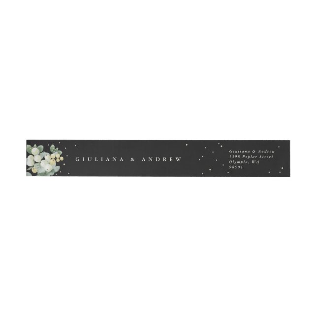 Black Snowberry+Eucalyptus Wedding Classic (Person)