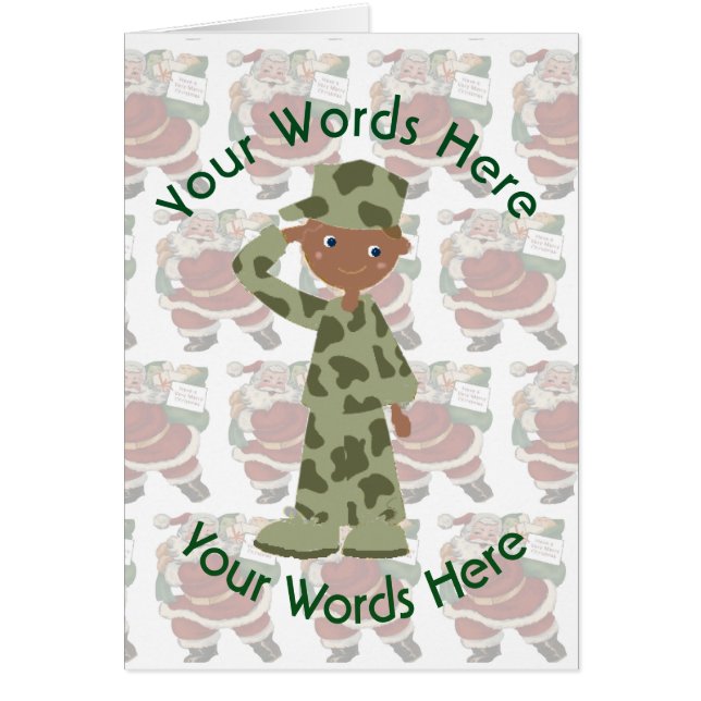 Black Soldier Custom Christmas (Vorne)