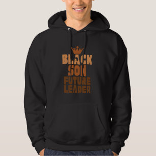 Black Son Future Leader Black History Afro Hoodie
